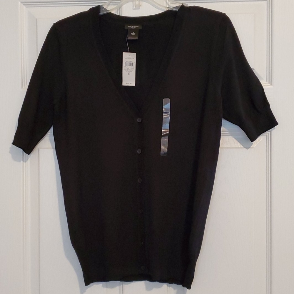 Ann Taylor Black Cardigan Size Small
